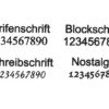 Jahreszahl Sandstein gelb bunt ohne Rahmen inkl. Versand – Bild 2