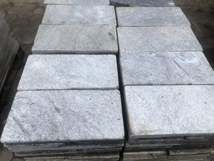 Terrassenplatten 40 Qm Marmor Ocean grey grau grün Natursteinplatten 40x20cm Restposten – Bild 5