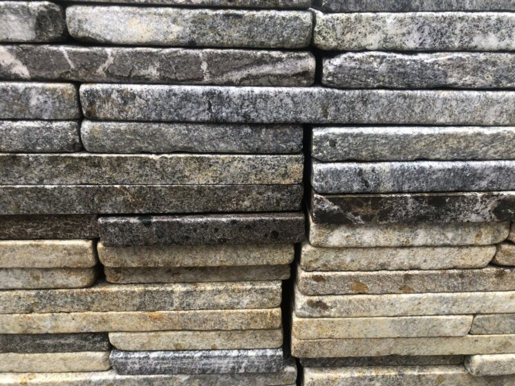 Terrassenplatten 40 Qm Marmor Ocean grey grau grün Natursteinplatten 40x20cm Restposten – Bild 4