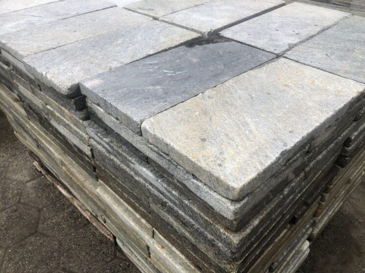 Terrassenplatten 40 Qm Marmor Ocean grey grau grün Natursteinplatten 40x20cm Restposten – Bild 3