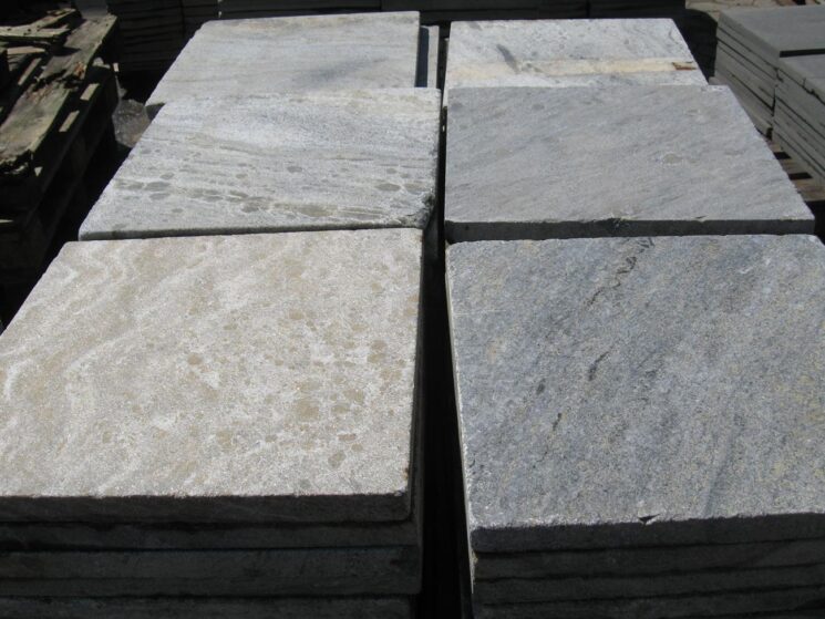 Terrassenplatten 1Qm Marmor Ocean grey grau grün Natursteinplatten 40x40cm – Bild 5